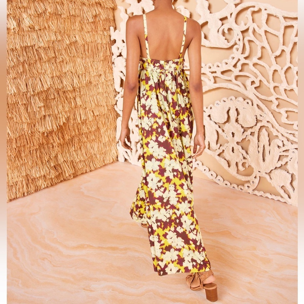 Ulla Johnson Harlan Embellished Floral Cotton Dress - Picture 4 of 5